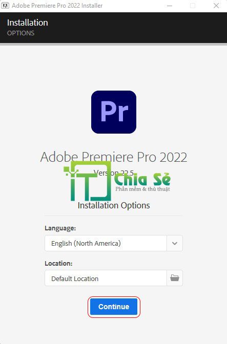 cách cài Adobe Premiere Pro 2022